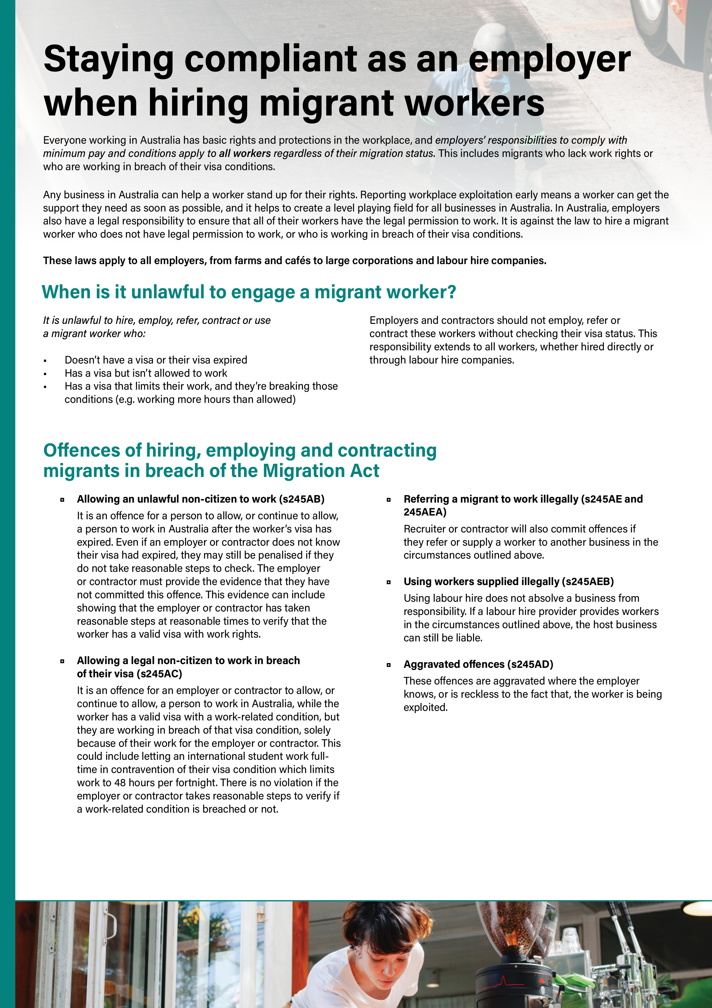 Hiring Migrant Workers – Employer Factsheet thumbnail