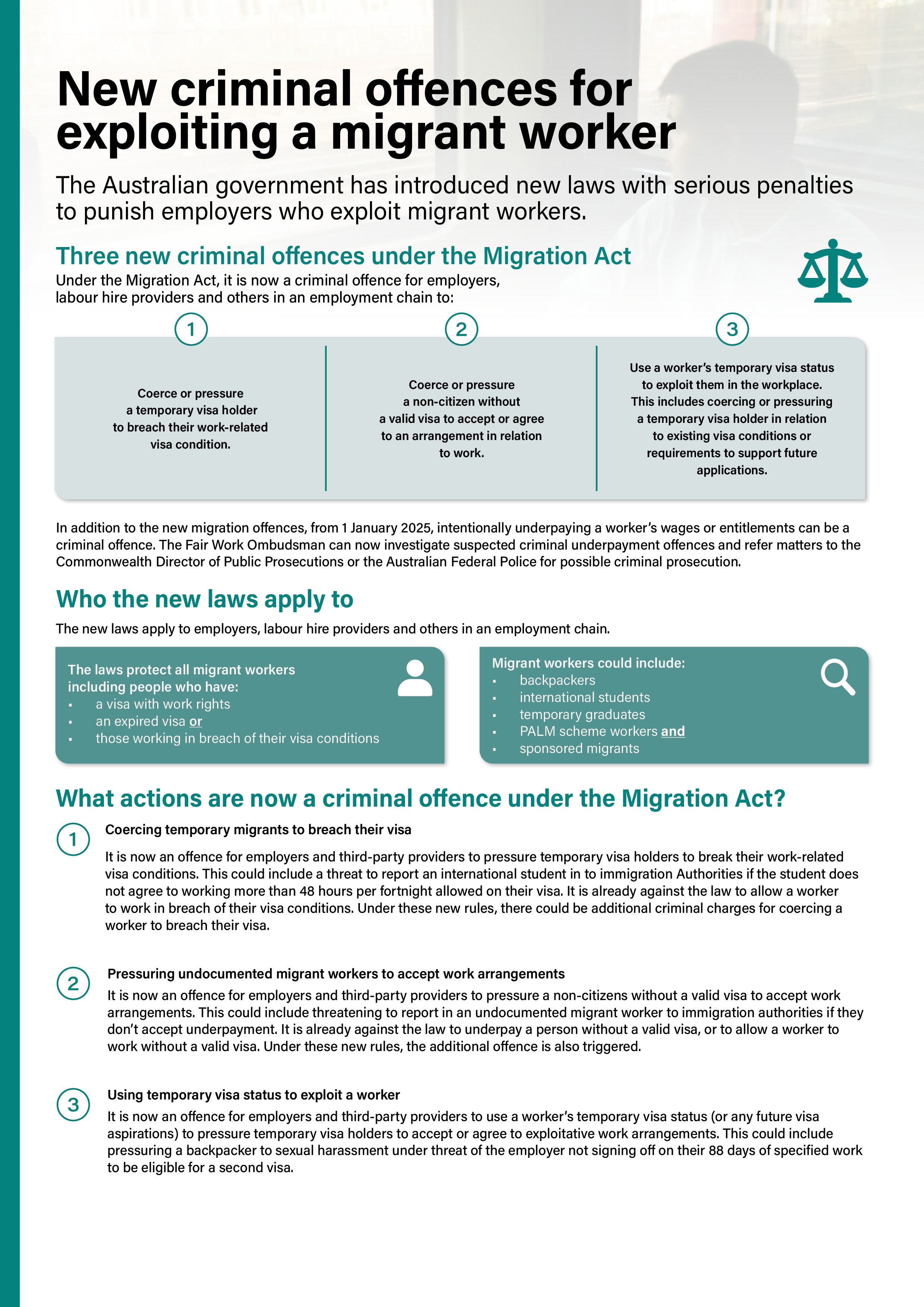 Offences of Exploitation – Employer Factsheet thumbnail